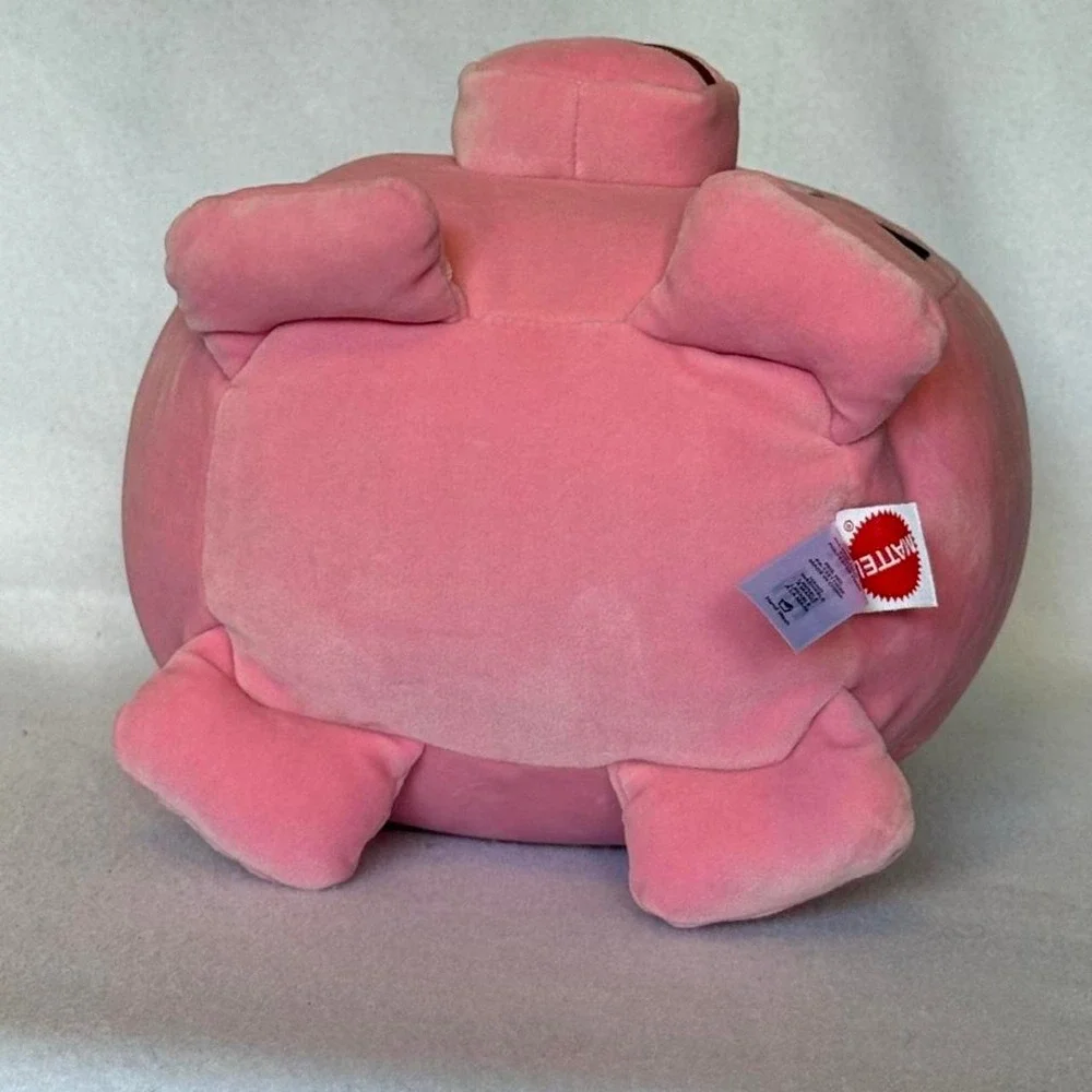Minecraft Pig Plush Mattel Pink Cube Stuffed Animal Video Game Toy